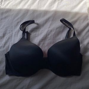 PINK Black Push Up Bra